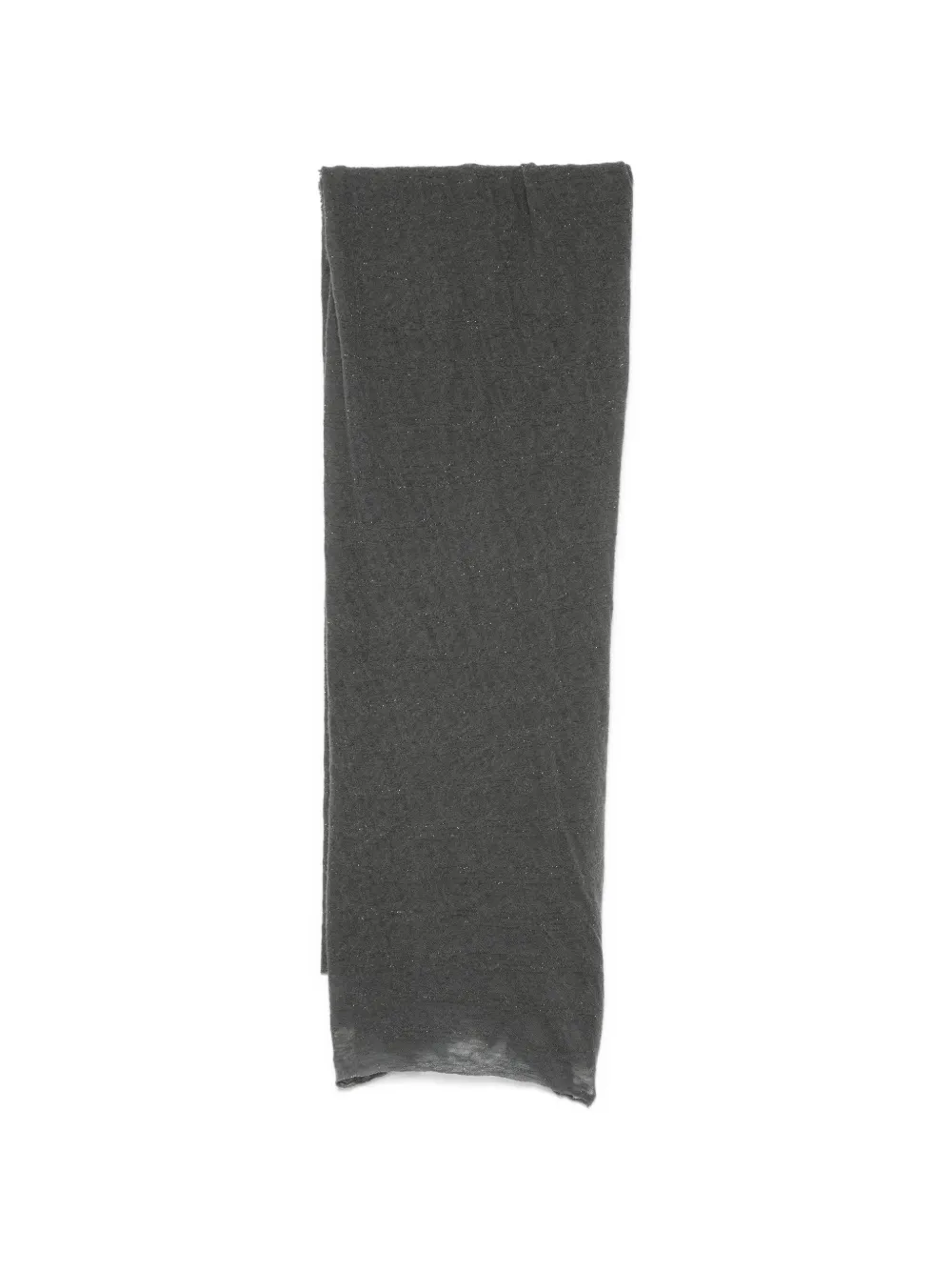 PIN1876 raw-edge scarf - Grey