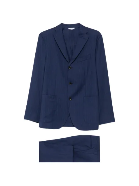 Boglioli pinstripe-pattern buttoned suit