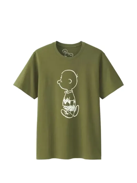 KAWS x Uniqlo x Peanuts Charlie Brown graphic-print T-shirt