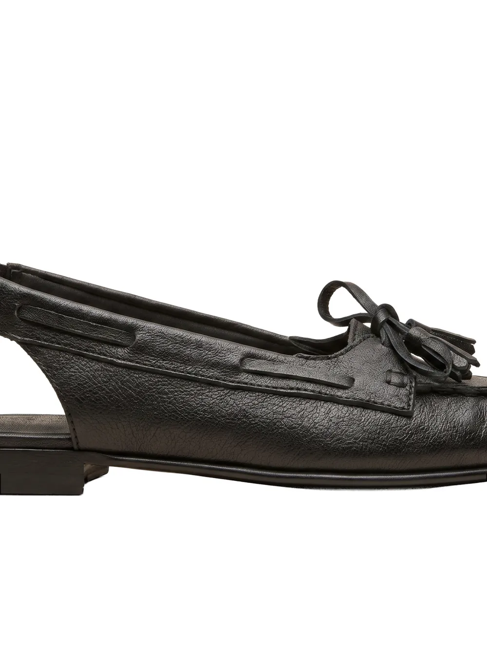 Officine Creative Oliver 103 tassel-detail flat pumps Zwart