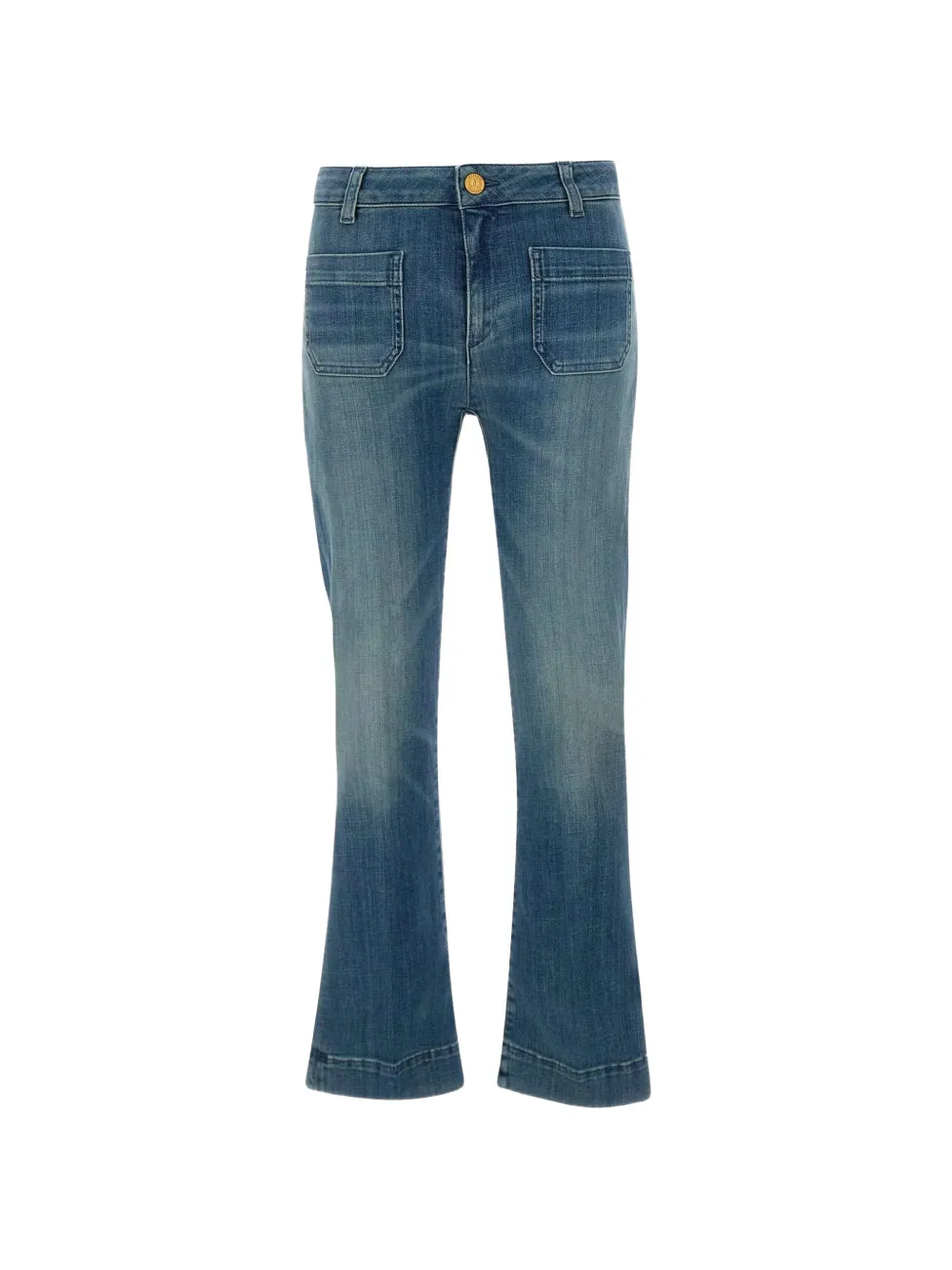 Seafarer Francoise patch-pocket jeans - Blau