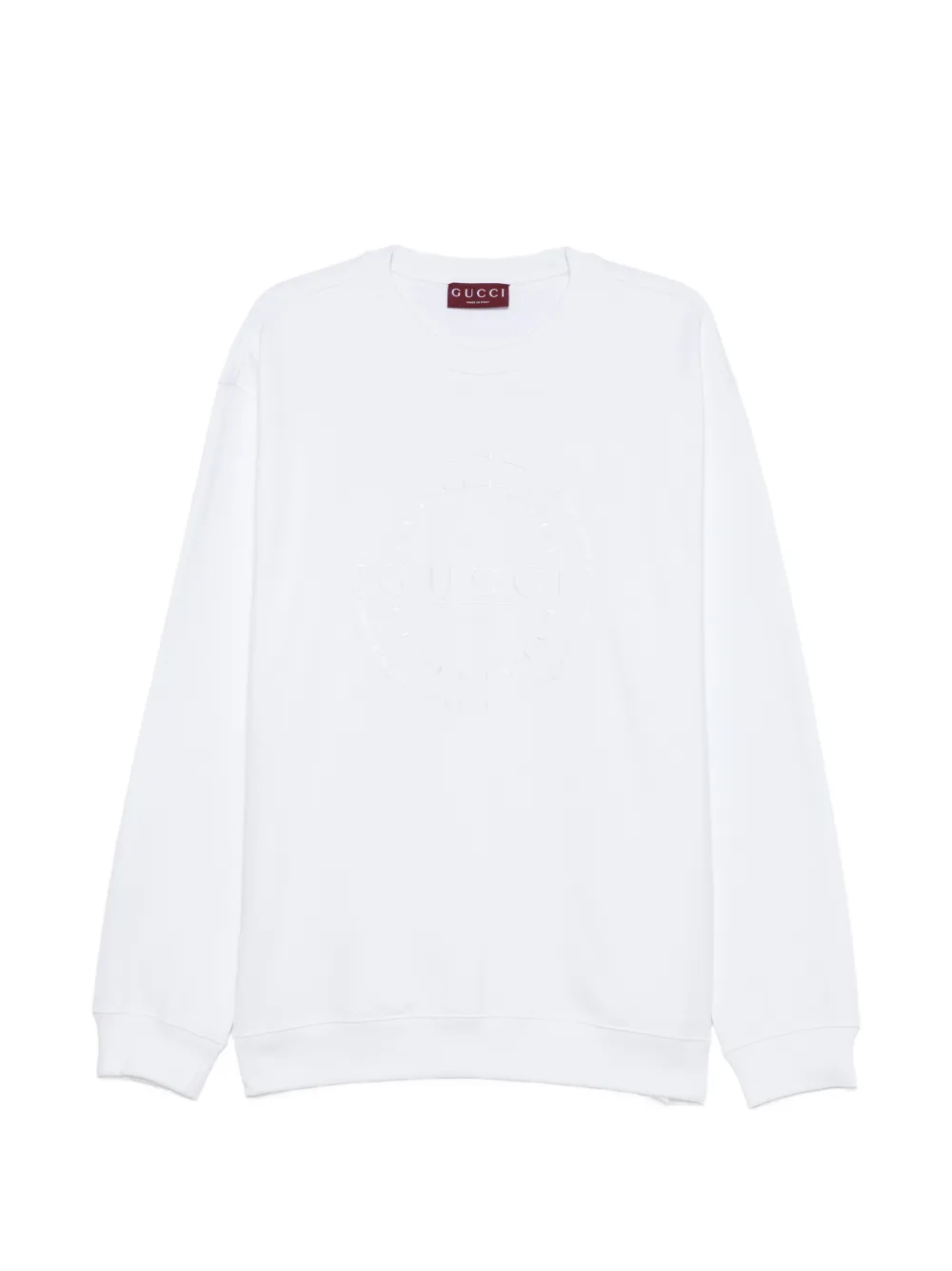 Gucci logo-embroidered sweatshirt - White