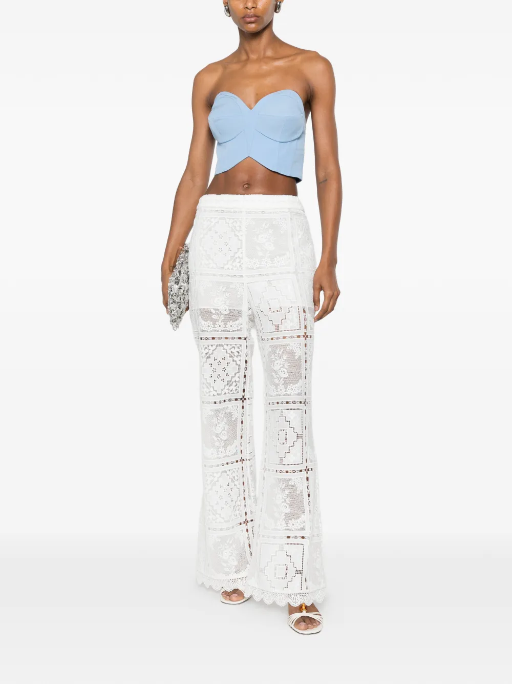 Rabanne Cropped top Blauw