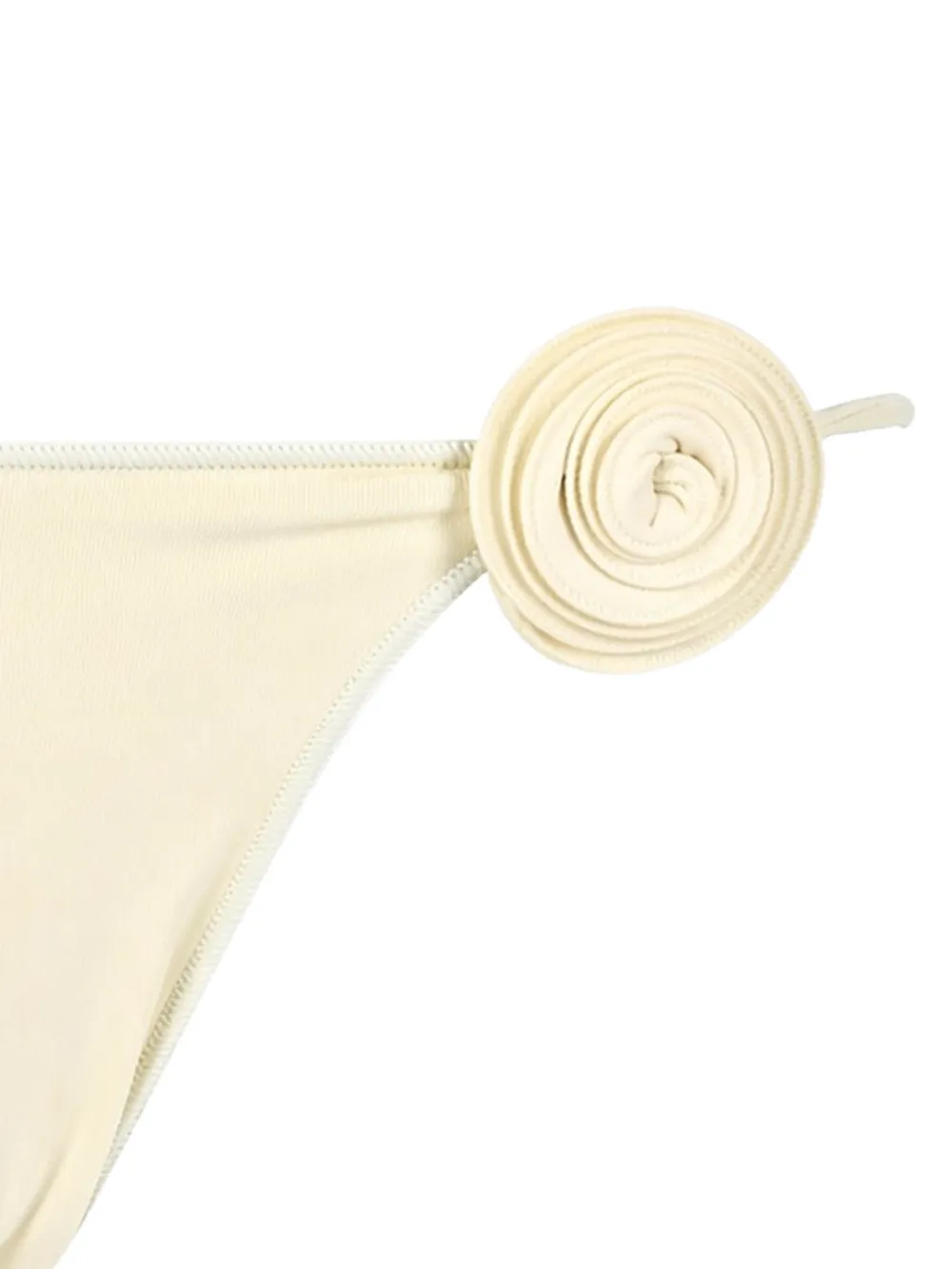 La Reveche Ashar bikinislip met bloemapplicatie Wit