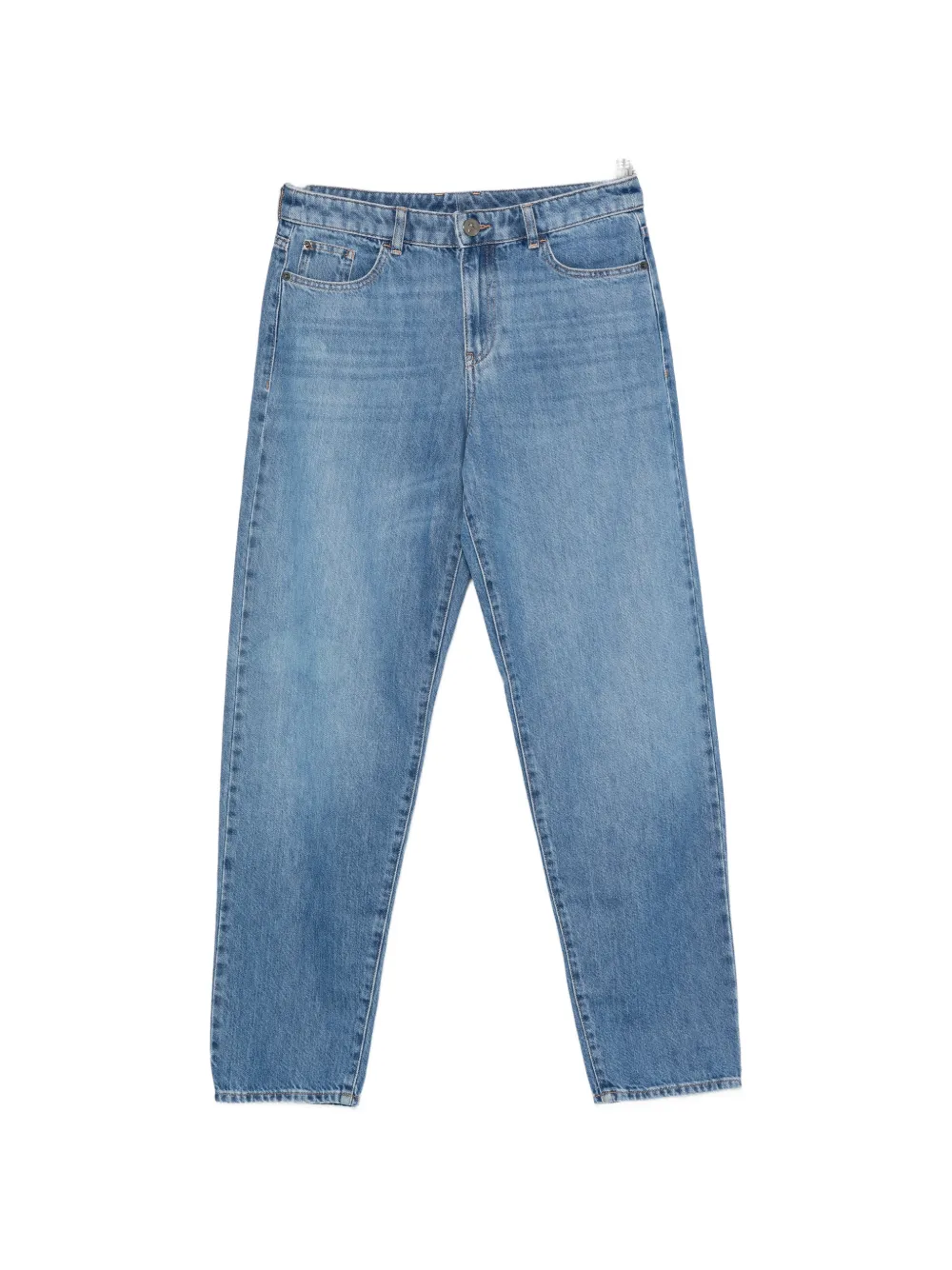 Emporio Armani logo-plaque jeans - Blu
