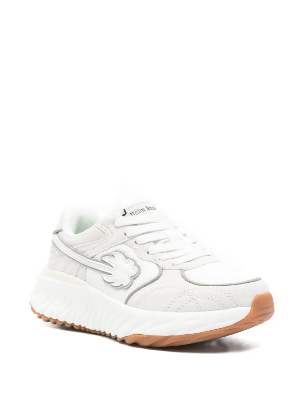 Palm Angels Minster palm-tree patch sneakers Wit