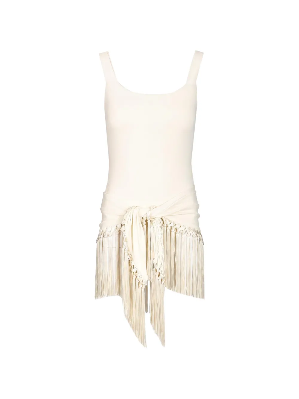 Taller Marmo Mini Lido fringed swimsuit - Toni neutri