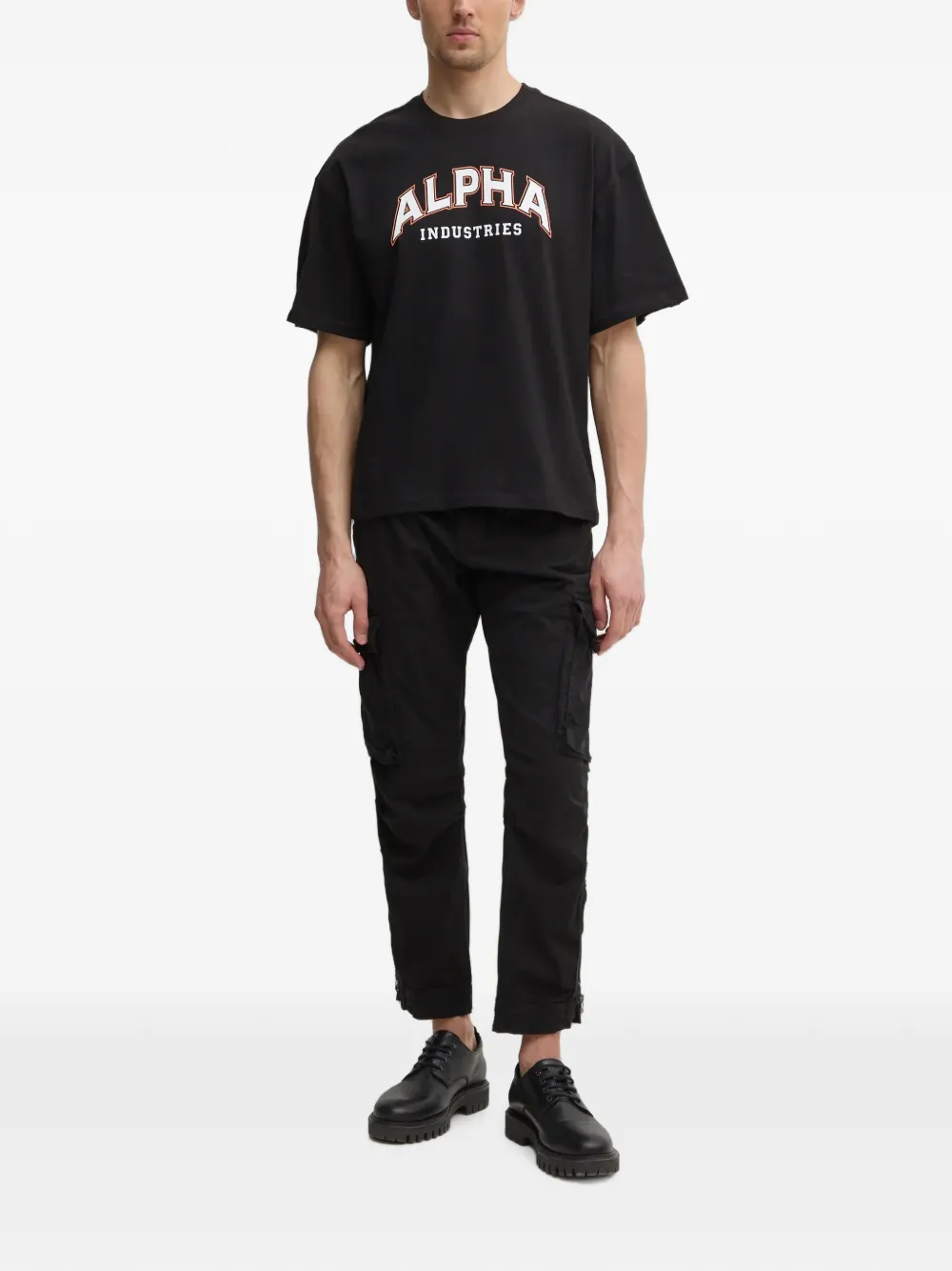 Alpha Industries Task Force broek met ritsdetail Zwart