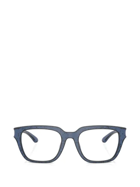 Diesel cut-out rectangle-frame glasses