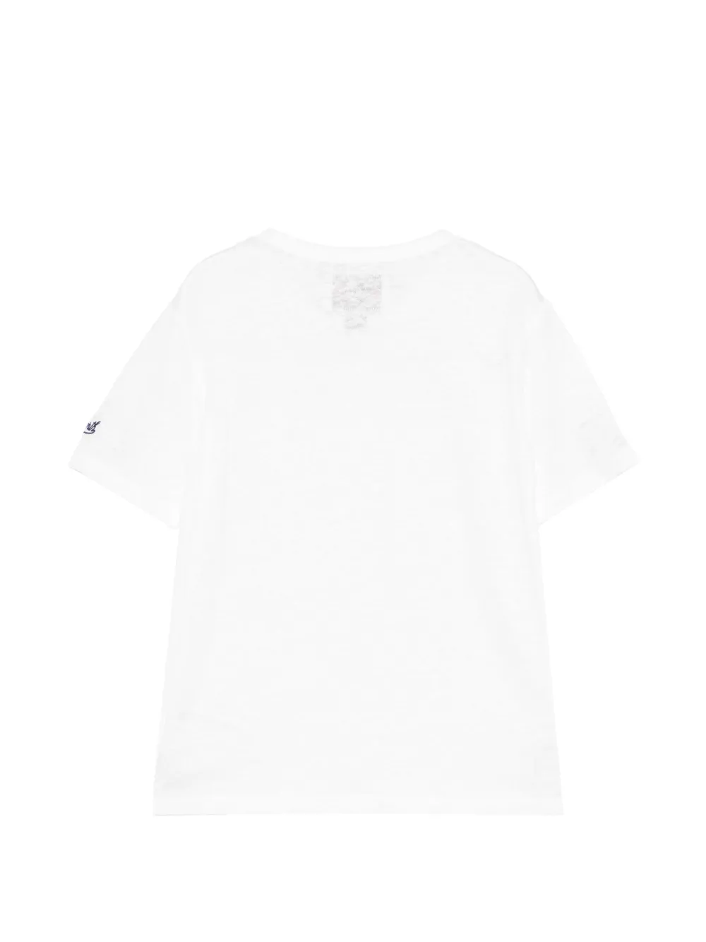 MC2 Saint Barth Kids T-shirt met geborduurd logo Wit