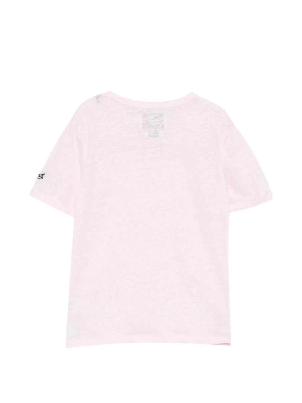 MC2 Saint Barth Kids T-shirt met geborduurd logo Roze
