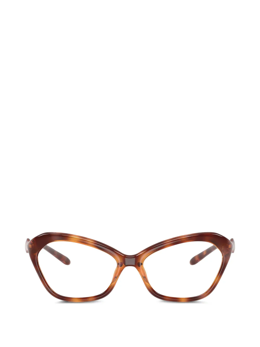 Diesel cat-eye frame glasses - Marrone
