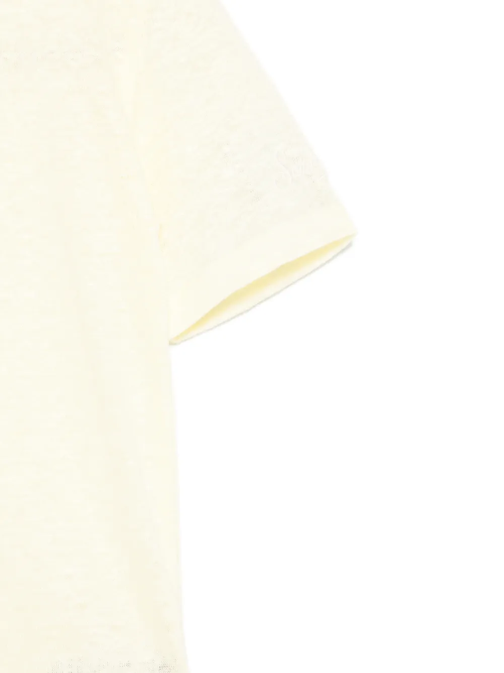 MC2 Saint Barth Kids T-shirt met geborduurd logo Geel