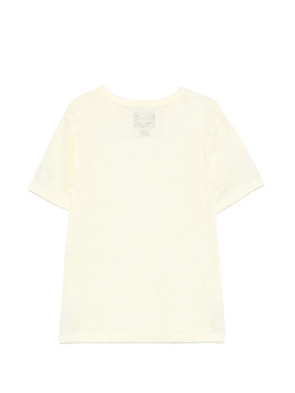 MC2 Saint Barth Kids T-shirt met geborduurd logo Geel