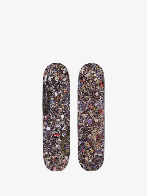 Supreme x Mike Kelley graphic-print skateboard