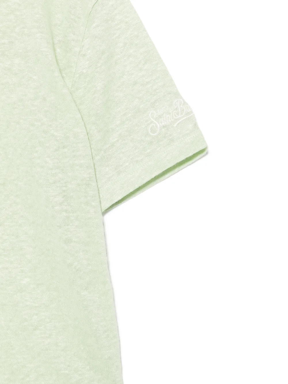 MC2 Saint Barth Kids T-shirt met geborduurd logo Groen