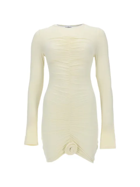 La Reveche Lillibet floral-appliqué mini dress