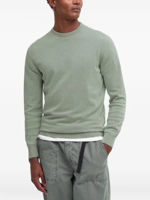 Barbour logo-embroidered sweater
