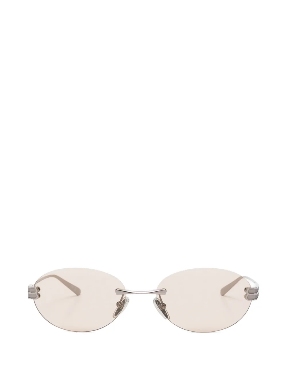 Balenciaga Gossip oval-frame sunglasses - Silber