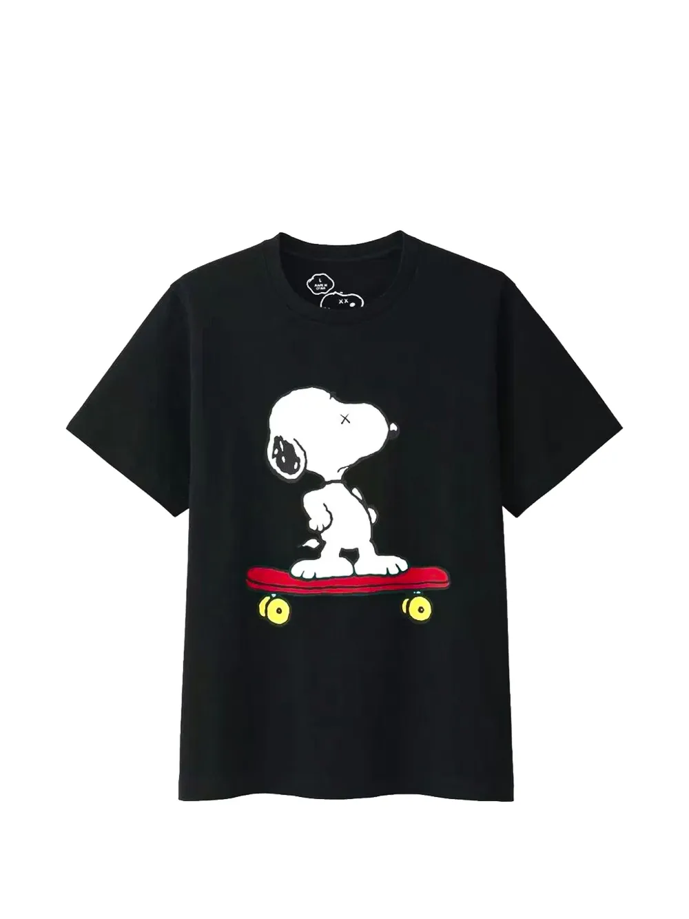 KAWS x Uniqlo x Peanuts Snoopy-print T-shirt - Nero