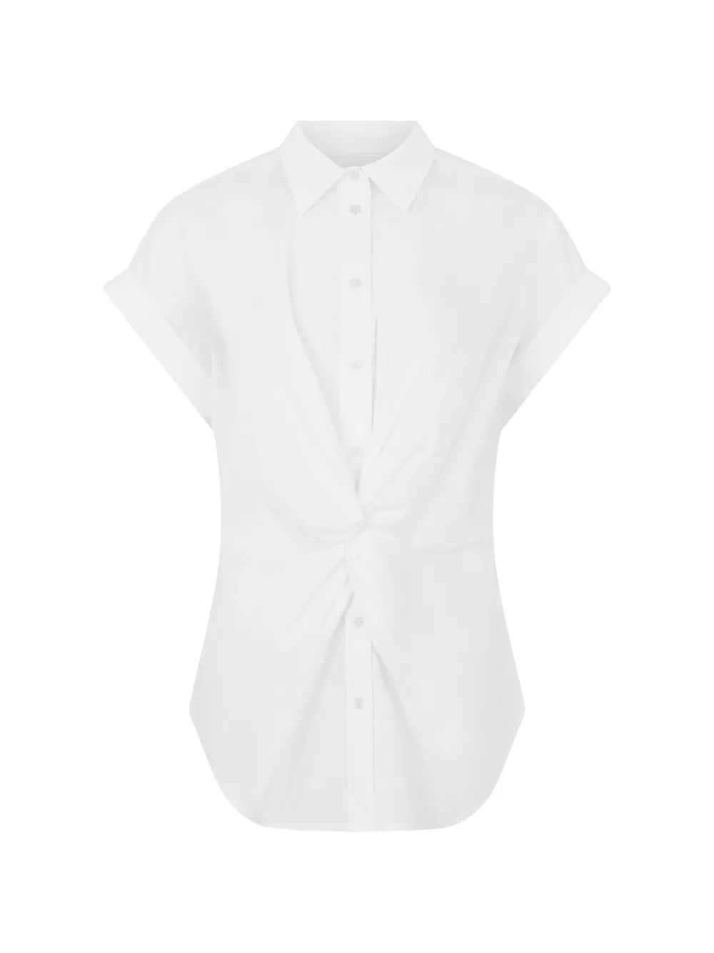 Lauren Ralph Lauren twist-front shirt - Bianco