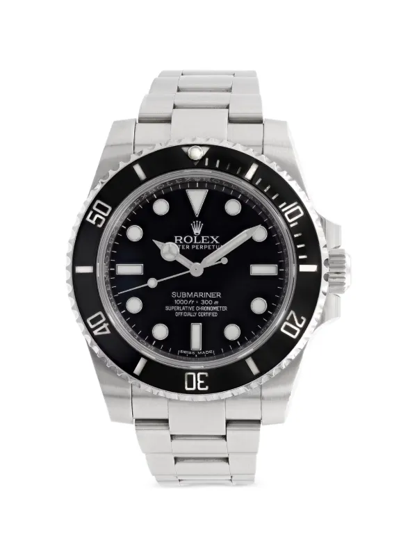 Rolex サブマリーナー ノーデイト 40mm 腕時計 | ブラック | FARFETCH JP