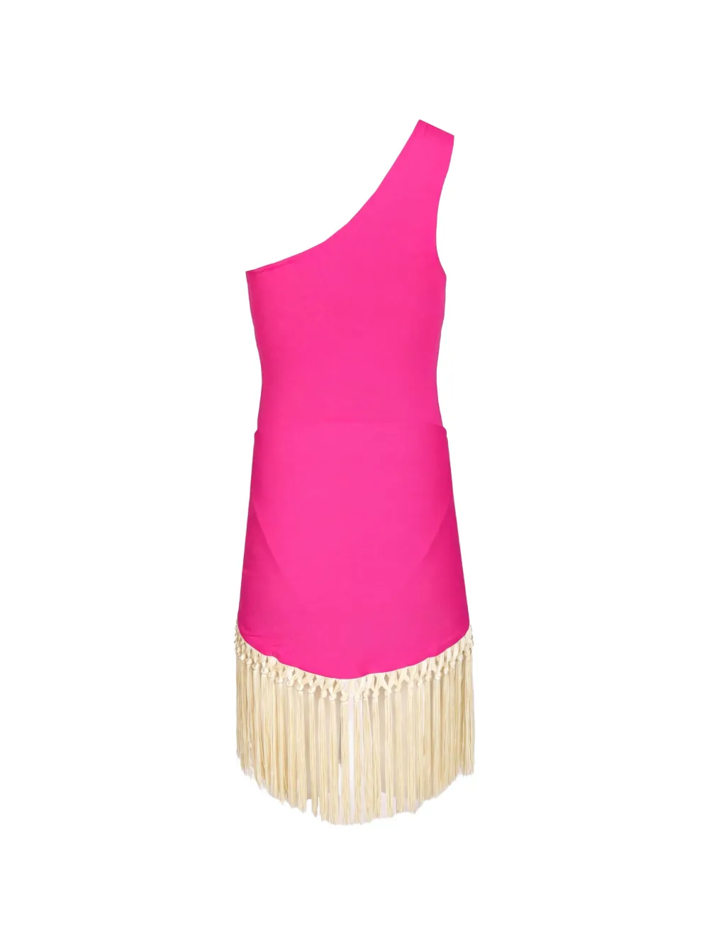 Taller Marmo Yacare badpak met franje afwerking Roze