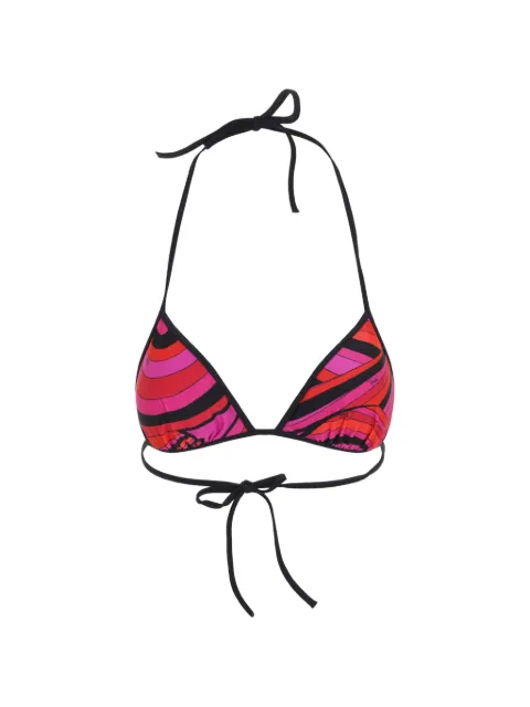 PUCCI Iride-print triangle bikini