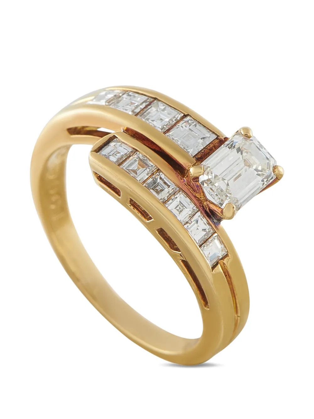 LB Exclusive diamond wrapped ring - Oro