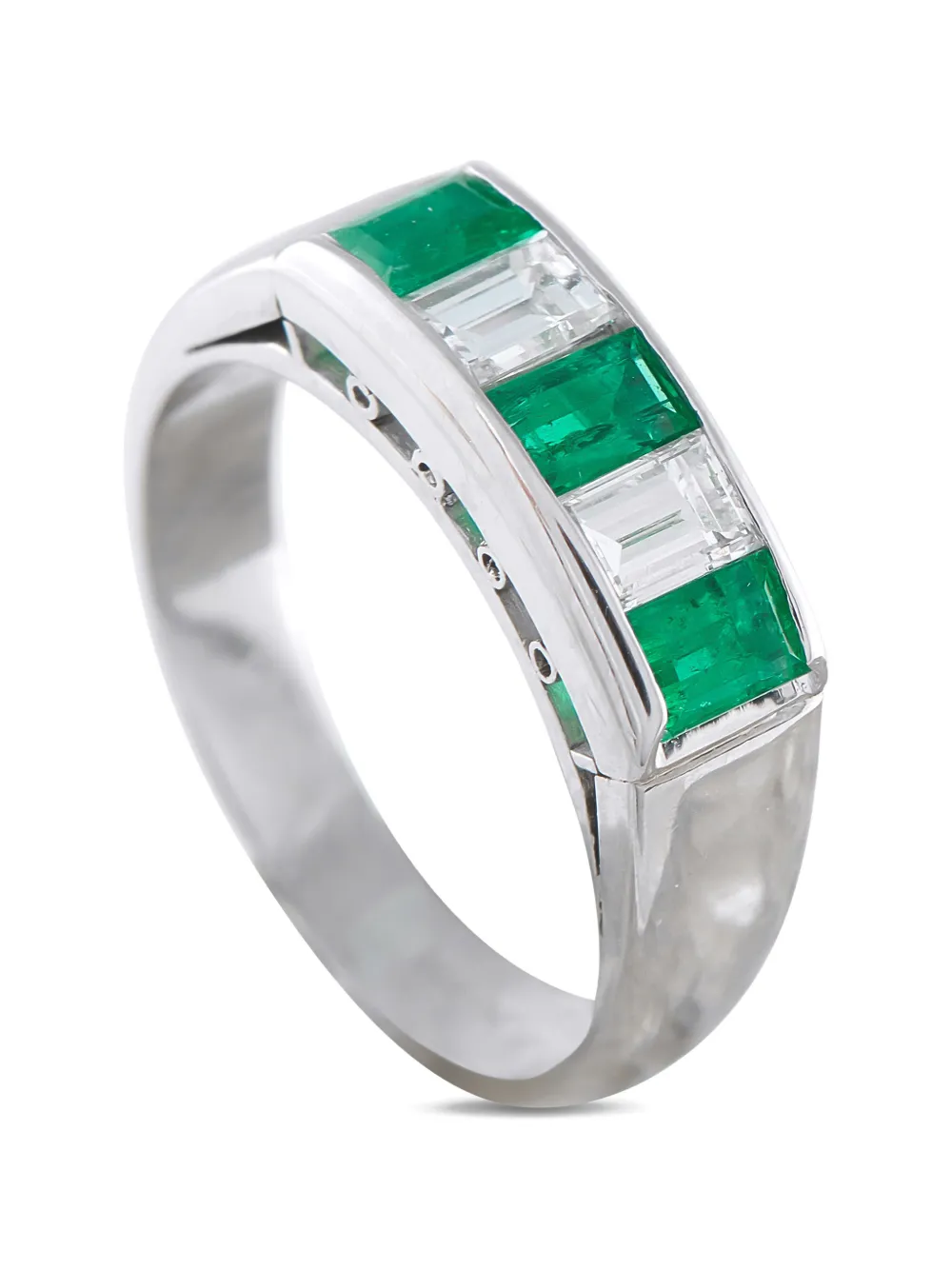 LB Exclusive emerald and diamond ring - Argento