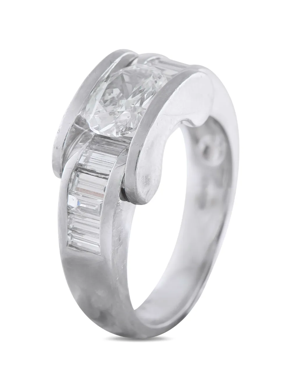LB Exclusive East-West diamond ring - Argento