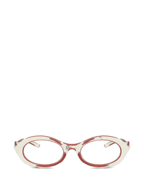 Diesel oval-frame glasses