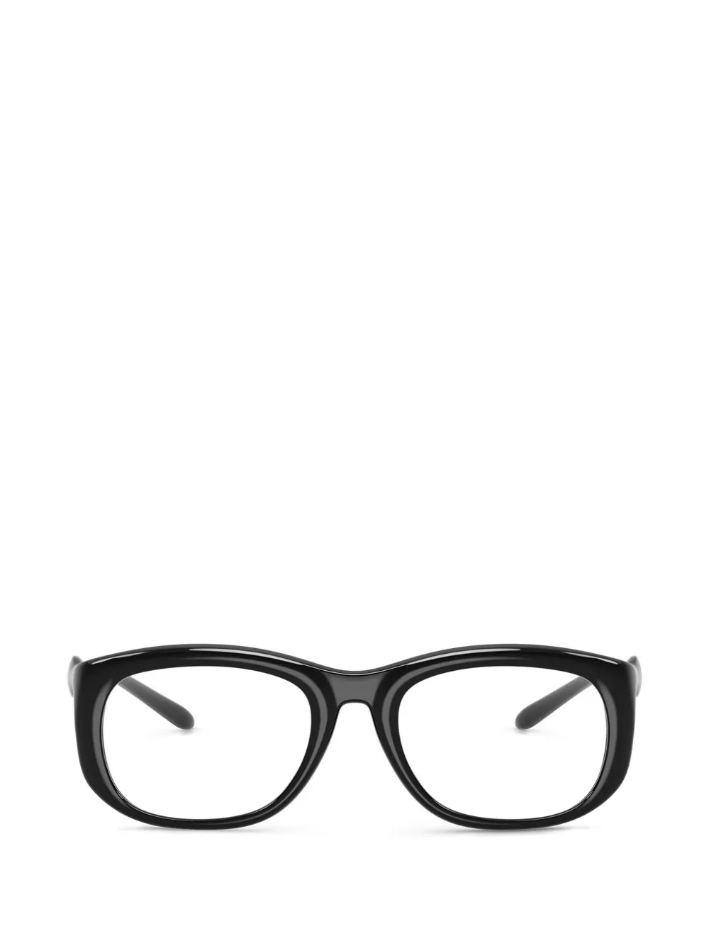 Diesel logo-plaque glasses - Nero