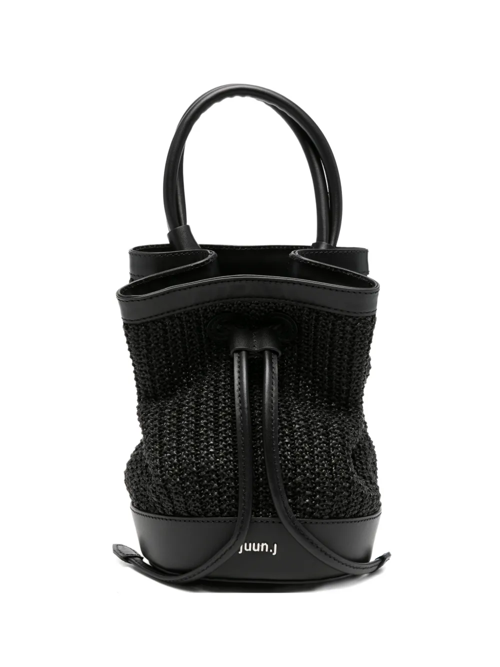 Juun.J drawstring tote bag - Nero