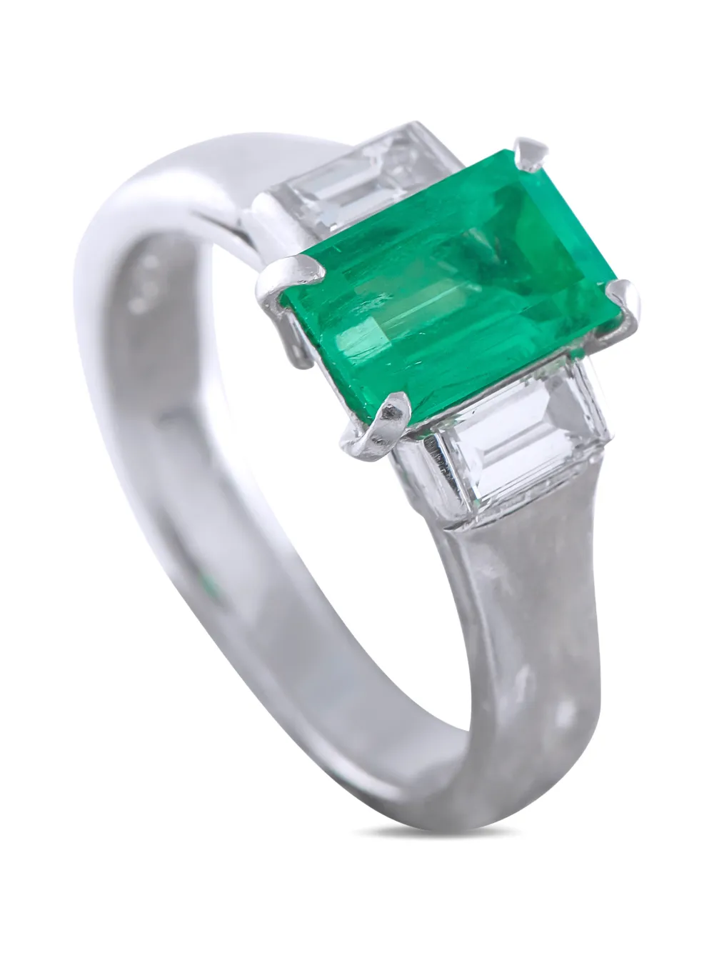 LB Exclusive emerald and diamond ring - Argento