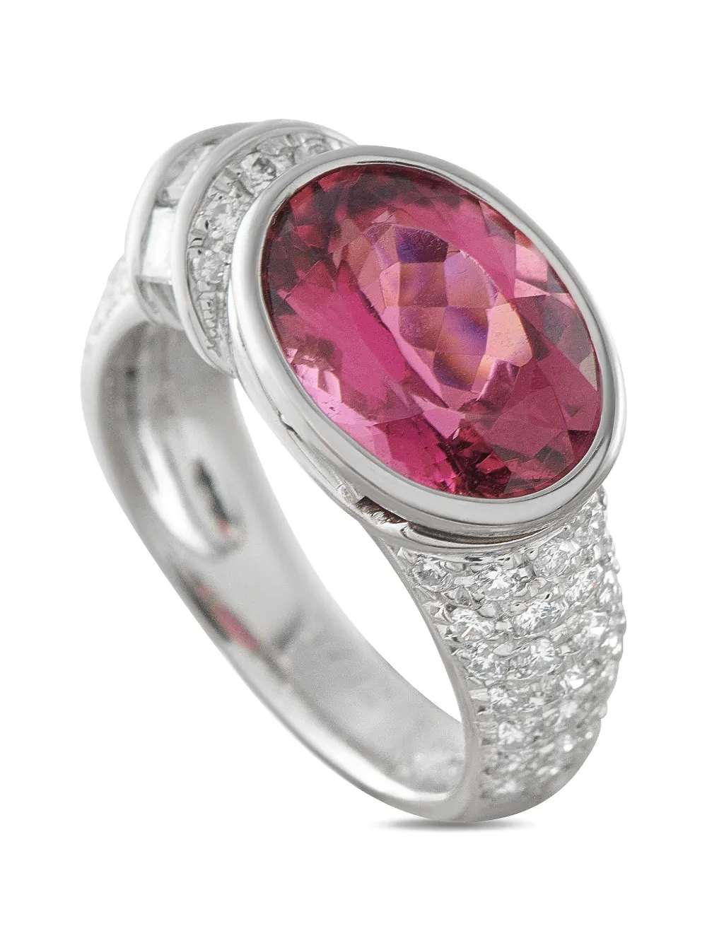 LB Exclusive rubellite and diamond ring - Argento