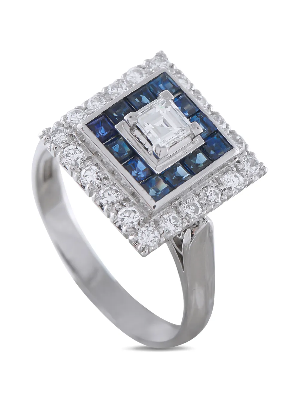 LB Exclusive sapphire and diamond ring - Argento