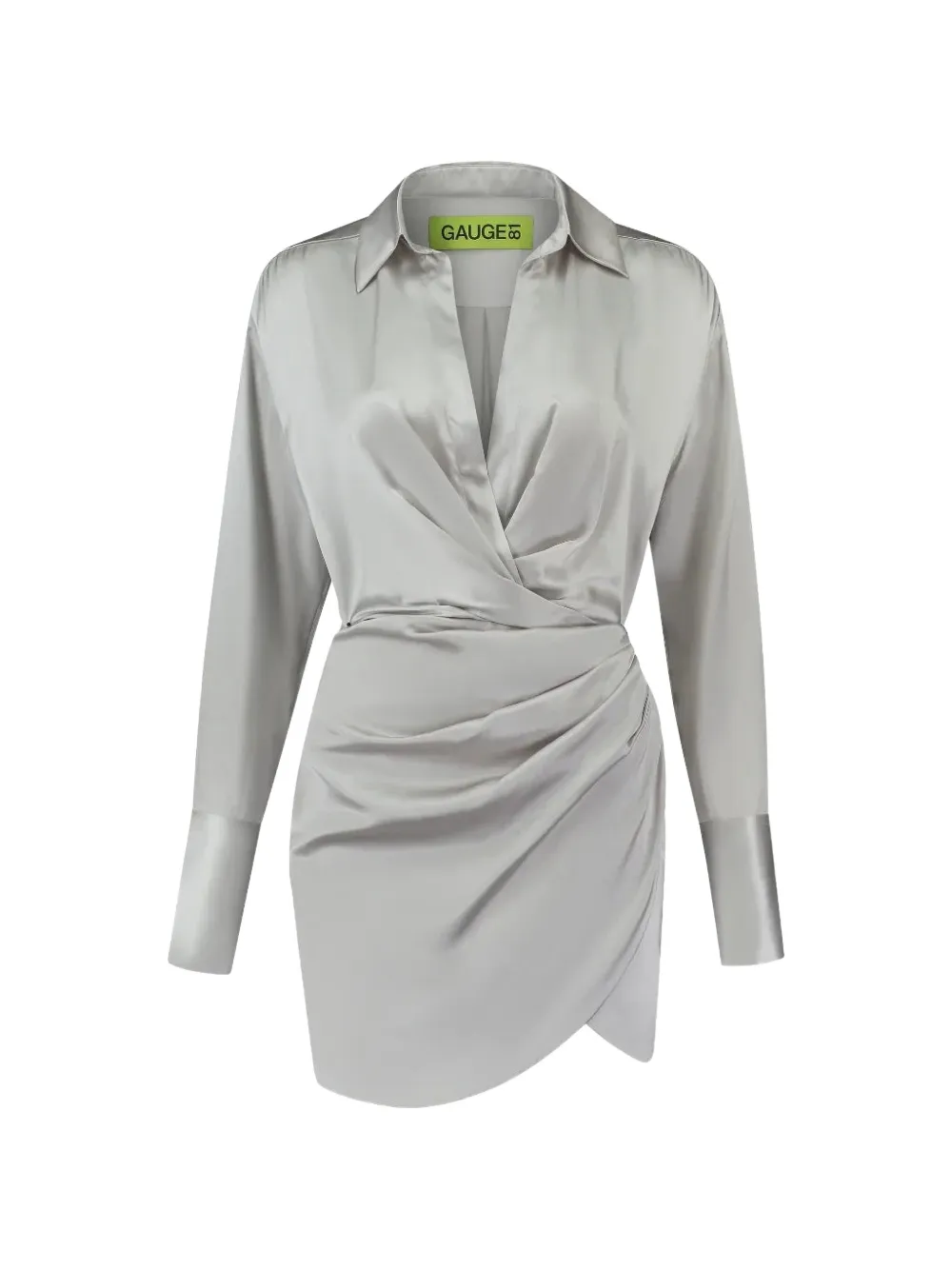 GAUGE81 Naha mini dress - Grigio