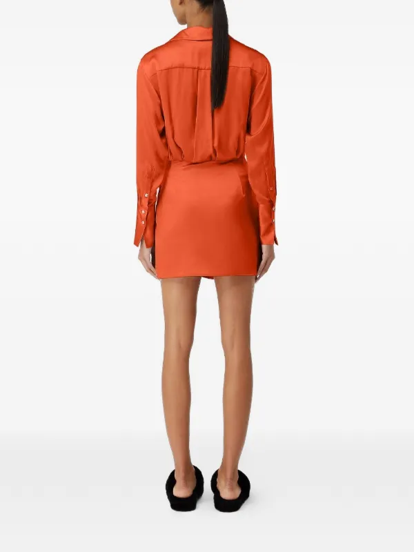 gauge81 naha silk mini dress Gauge81 'naha short' Silk Dress