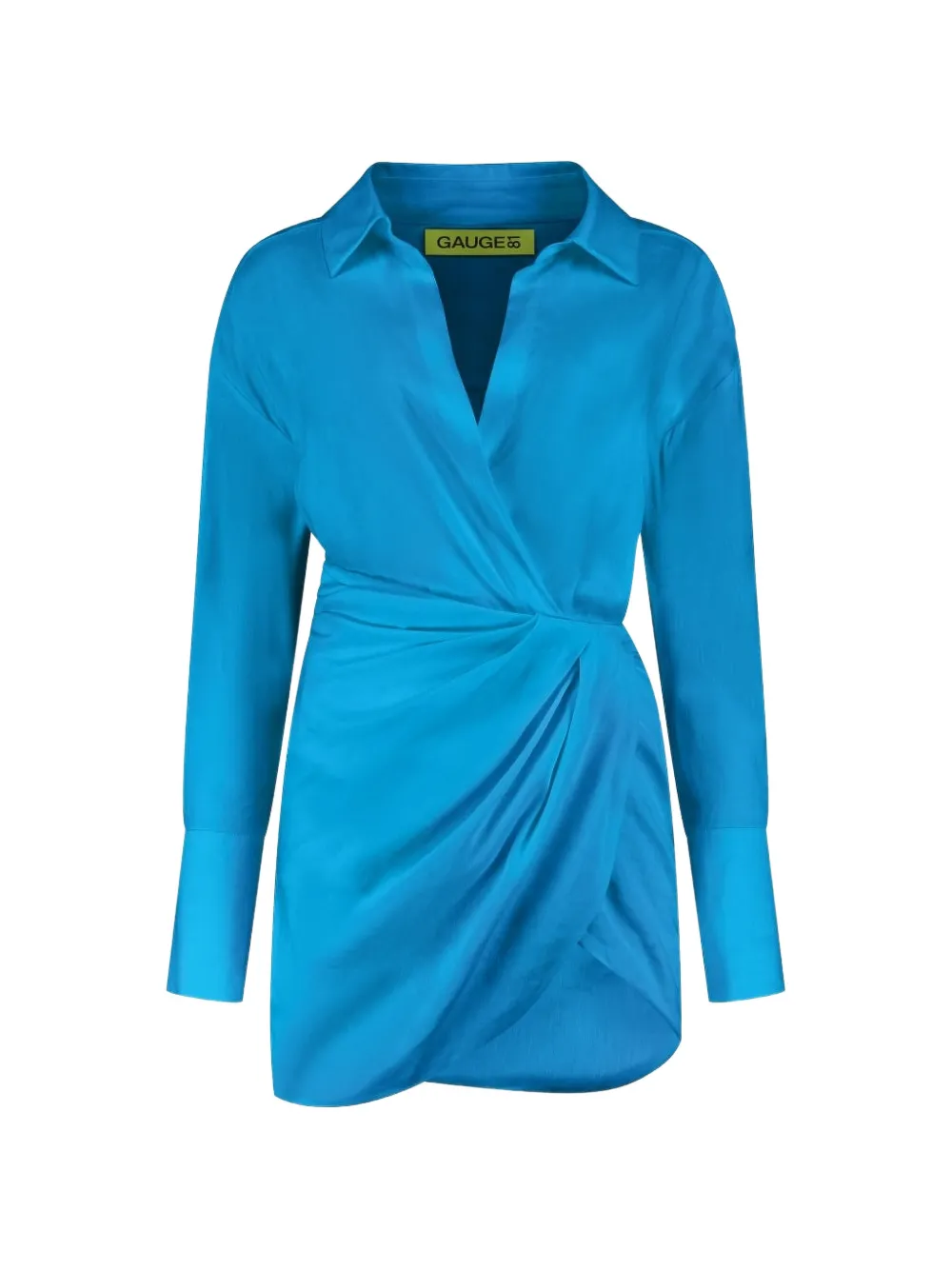 GAUGE81 wrap-style tulip-skirt dress - Blu