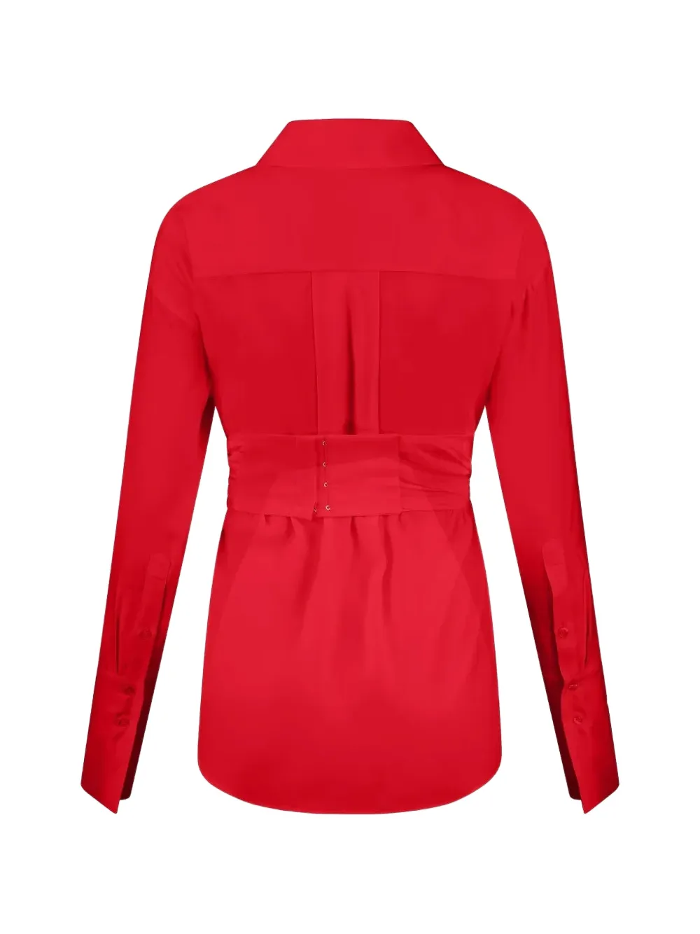 GAUGE81 Sabinas wikkelblouse Rood