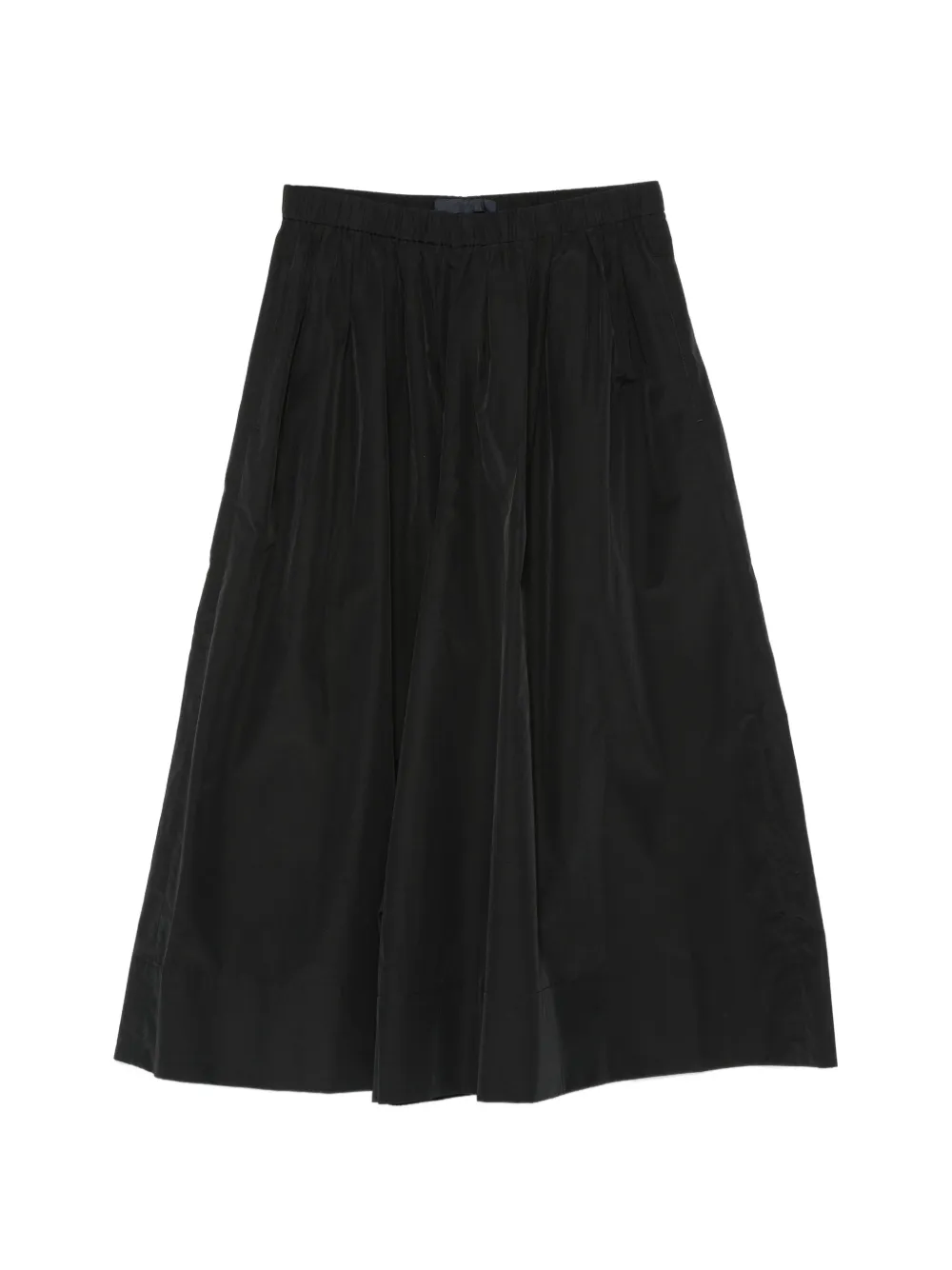 Juun.J elasticated-waistband pleated palazzo pants - Nero