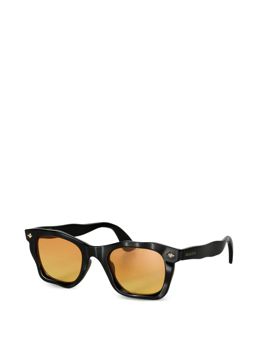 Seletti x Okkia Dakota square-frame sunglasses - Nero