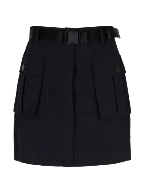 L'Agence belted cargo short skirt