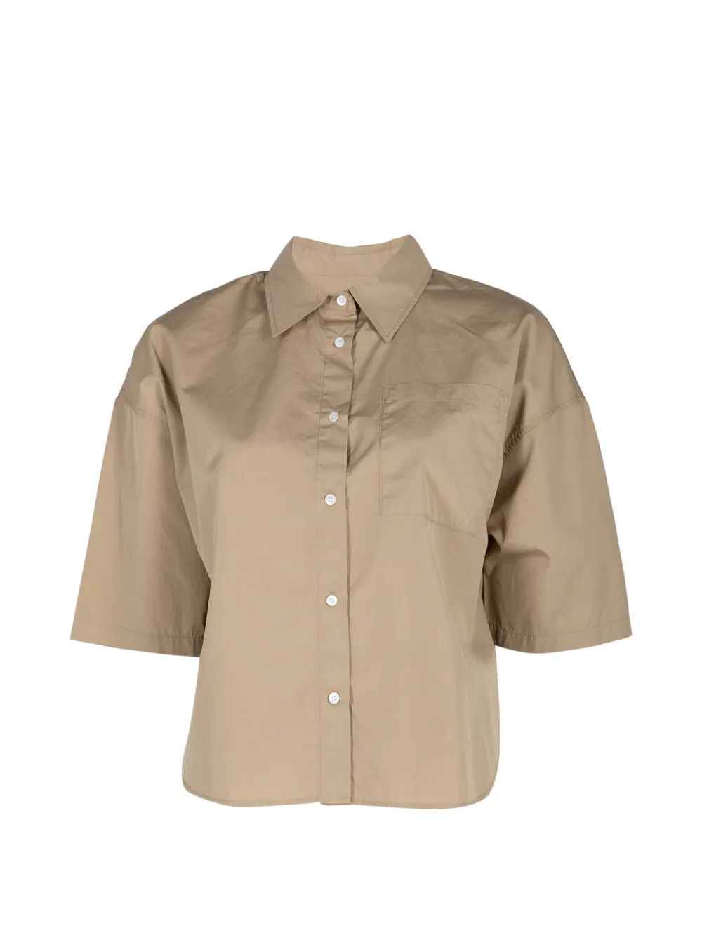 Citizens of Humanity Frances cropped cape shirt - Toni neutri