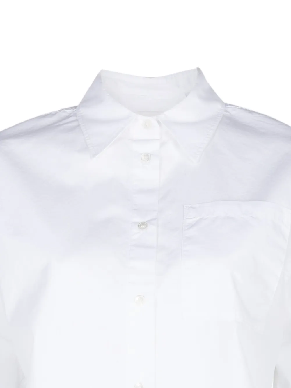 Citizens of Humanity Frances cropped blouse Wit
