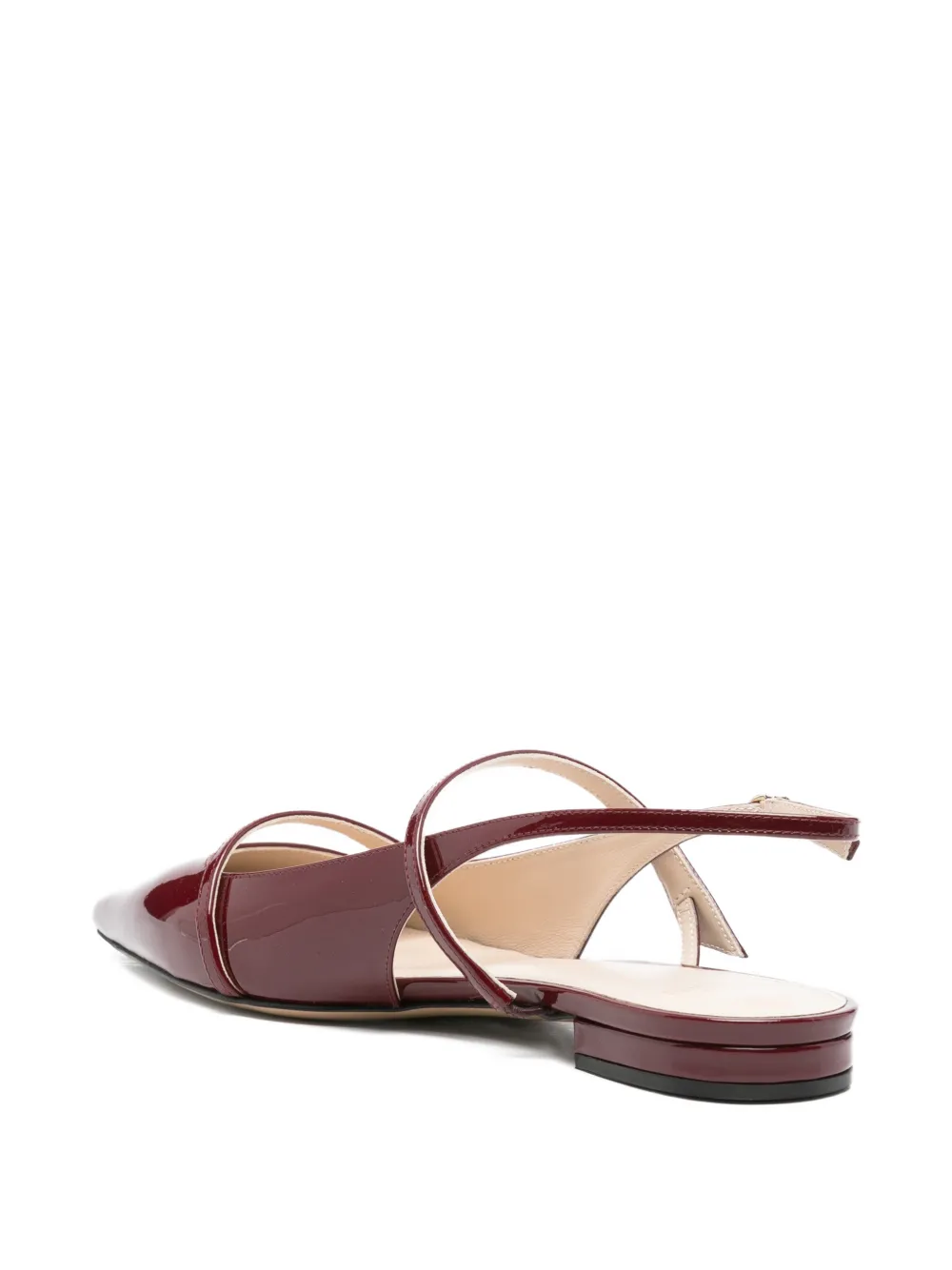 Alexandre Birman pointed-toe slingback pumps Rood