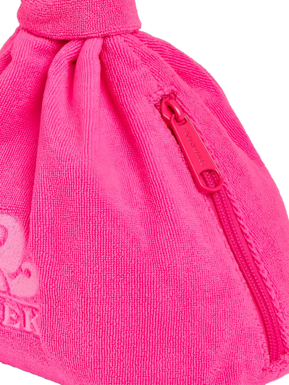 Sundek Clutch met geborduurd logo Roze