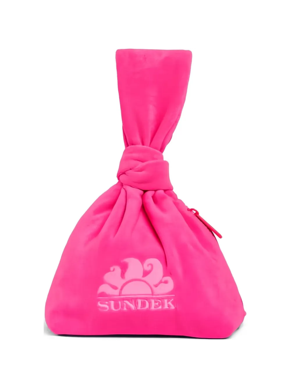 Sundek Clutch mit Logo-Stickerei - Rosa