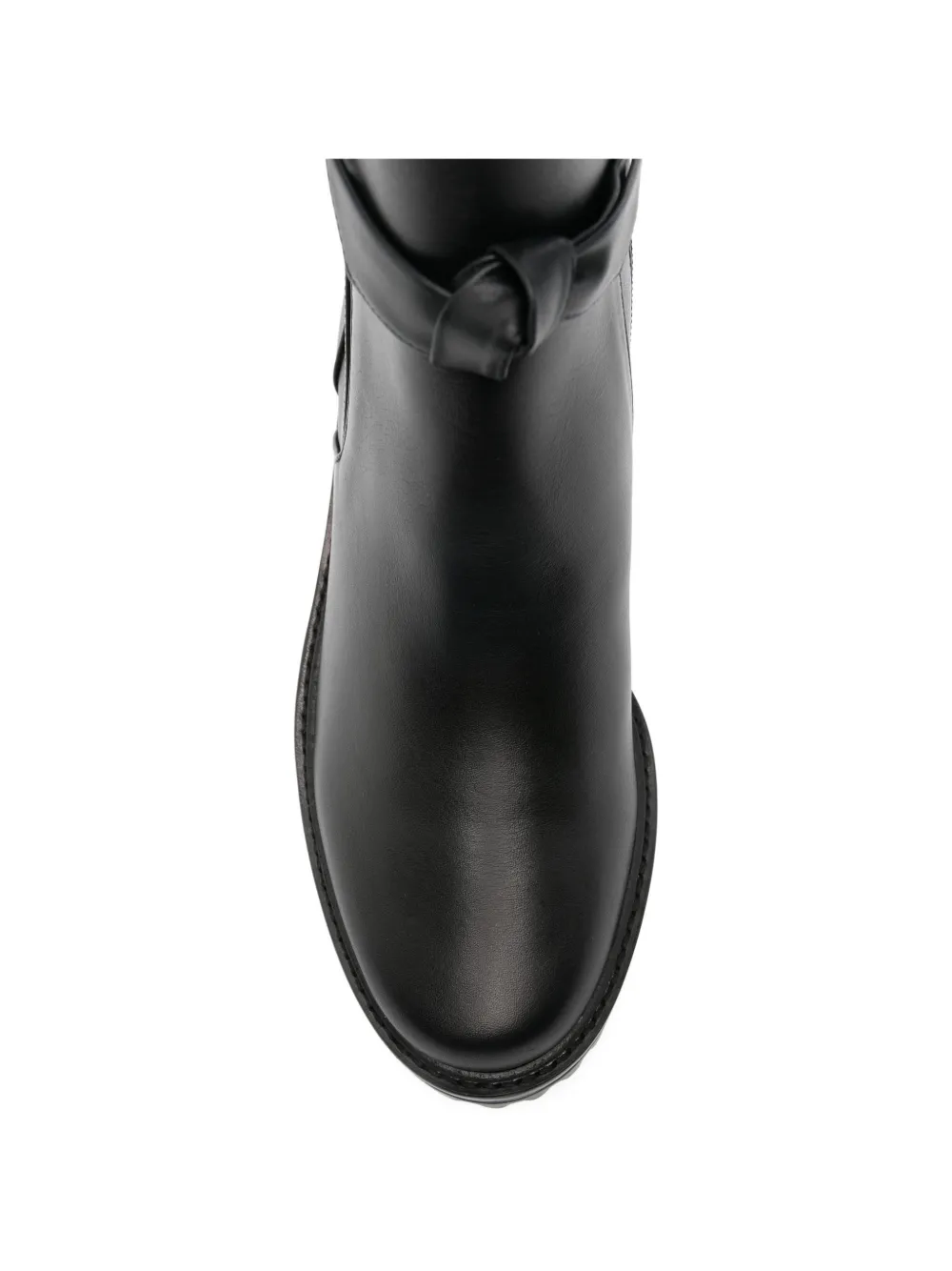 Alexandre Birman Clarice knotted-strap ankle boots Zwart